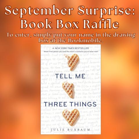 September Surprise Book box Raffle