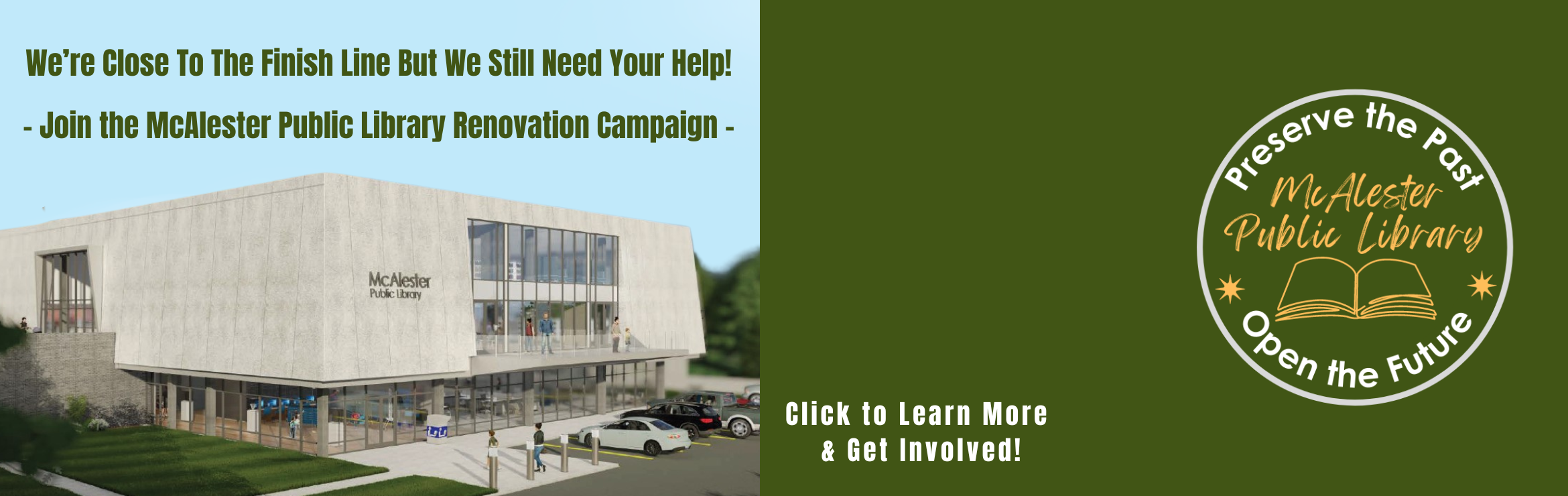 McAlester Public Library Renovation Campaign Needs You!